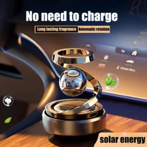 starry sky solar powered car air freshener – long lasting fragrance, stylish design, premium car perfume | ideal gift & festive